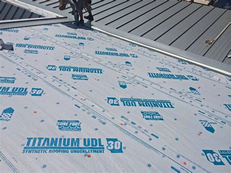 synthetic underlayment for metal roofing